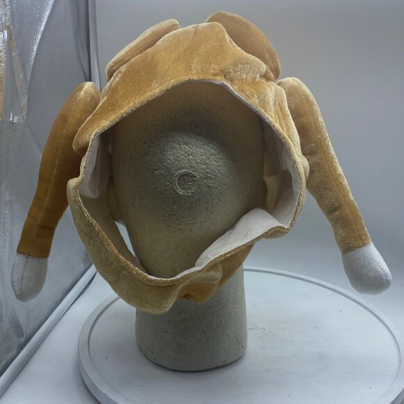 Thanksgiving Roasted Turkey Hat With Drumsticks Halloween One SIze Soft Plush - Picture 4 of 6